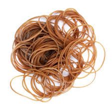 RUBBER BAND BROWN- 100GM