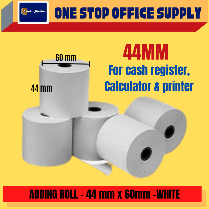 Paper Cash Register Paper Roll 44mm / Cash Register / Paper Rolls /Adding Roll /44mm Cash Register Paper Roll