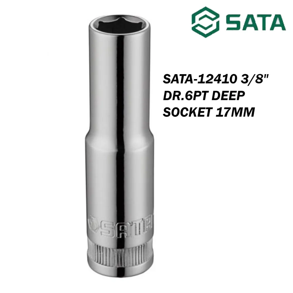 Sata 3/8” DR. 6PT. DEEP SOCKET 17MM