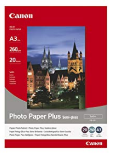 CANON Photo Paper Plus Semi-Glossy (260g/m2) SG-201 A3 (20 sheets)