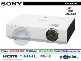 SONY VPL-EX293 XGA 3800 LUMENS PROJECTOR