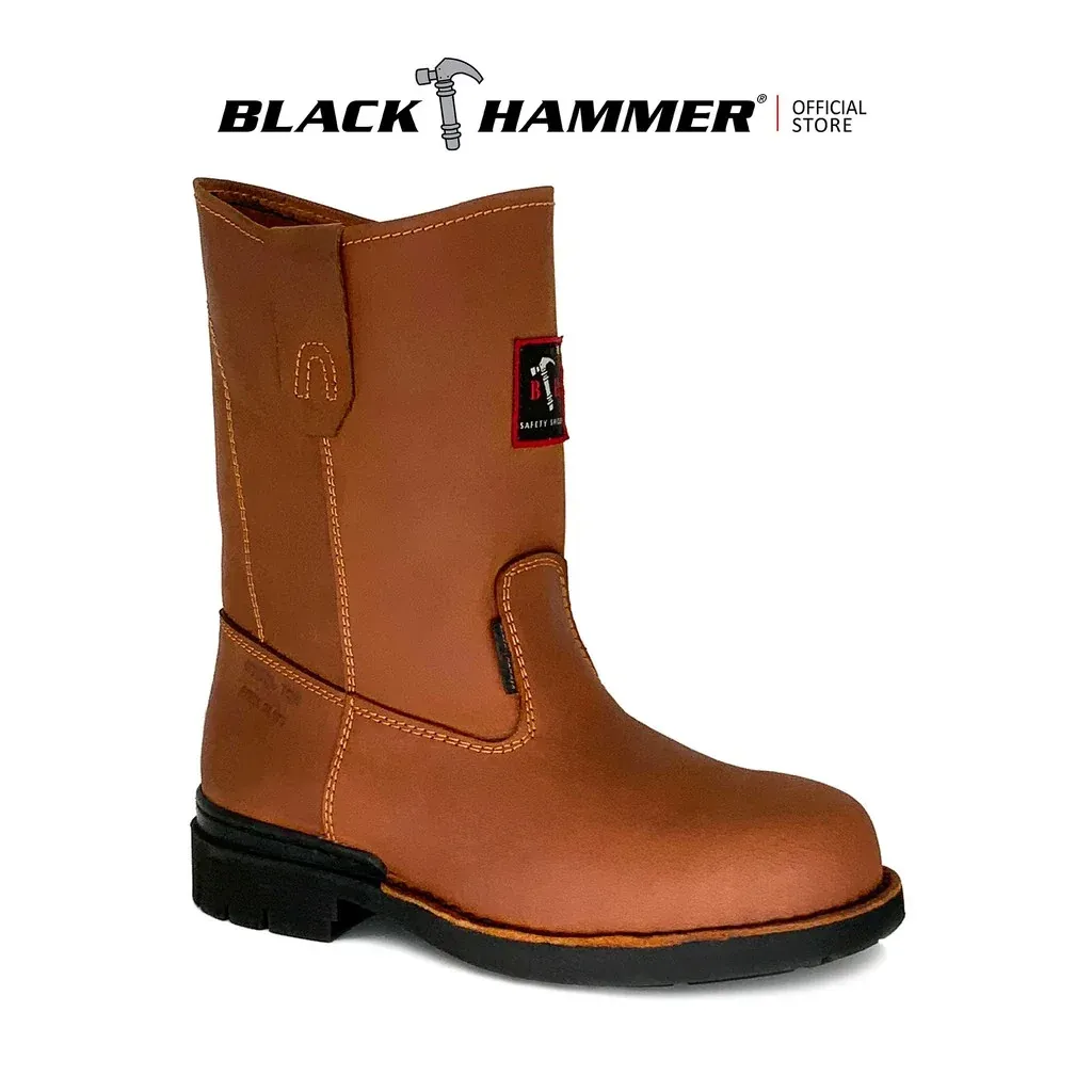 Black Hammer High-cut Slip Ons - Brown (UK 11-12)