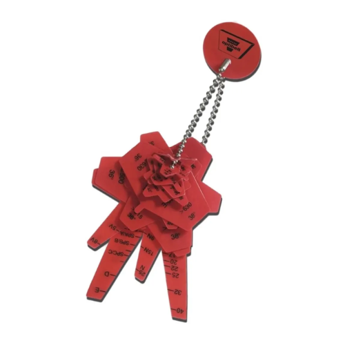 OPTIBELT Pulley Guage, For Use With Trapezoidal Belts