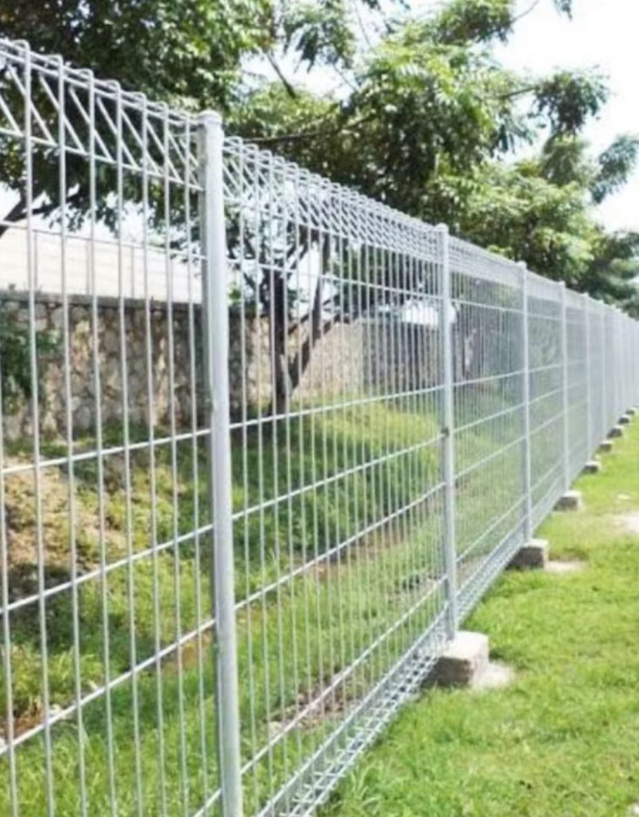 Anti Climb Fencing Pagar Galvanized with post/ pagar & tiang