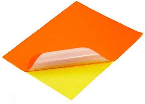 Sticker Colour A4 Orange 100 sheets