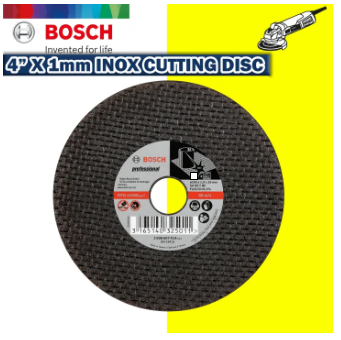 BOSCH / NORMAL 4" METAL/STAINLESS STEEL CUTTING/GRINDING DISC/MATA POTONG BESI 4"/CUTTING WHEEL 4”(1MM/1.2MM/2.5MM/6MM)