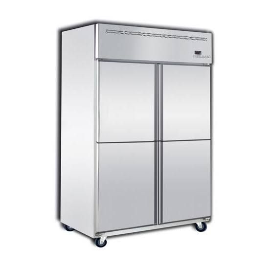 QP S/steel 4 Magnetic Doors Upright Freezer Blower System (Model: SCX-4DF)