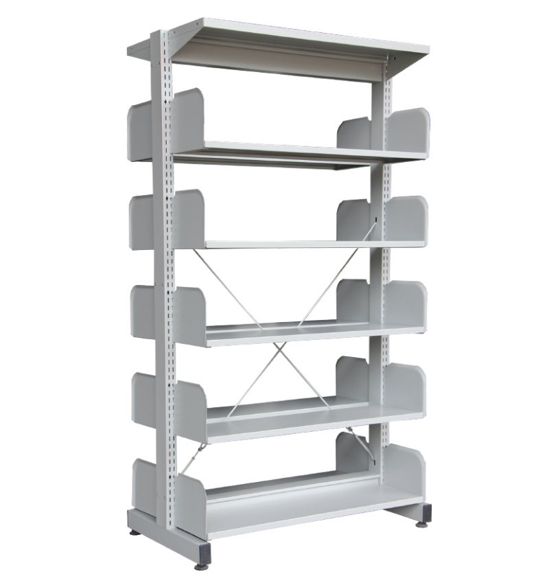 STERLING LIBRARY RACK DOUBLE SIDED WITHOUT SIDE PANEL - 5 LEVEL (S325W)