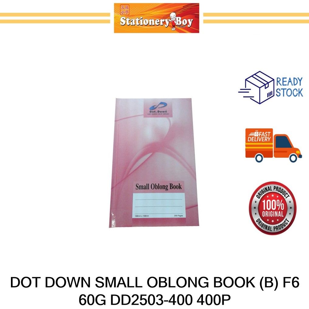 DD2503-400 F6 400P 60G SMALL OBLONG BOOK