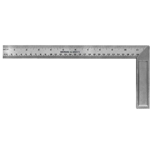 Merwin Aluminium Try Square 8inch