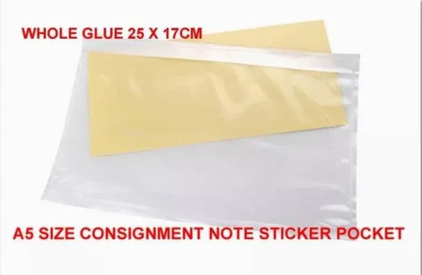 Consignment Note A5 Sticker Pocket (25cm X 17cm)