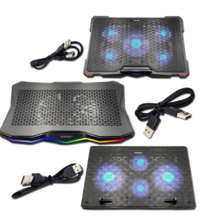 CYCLONE NOTEBOOK LAPTOP COOLING PAD FANS BLUE LEDS BIG FAN 2FAN 4FAN 5FAN
