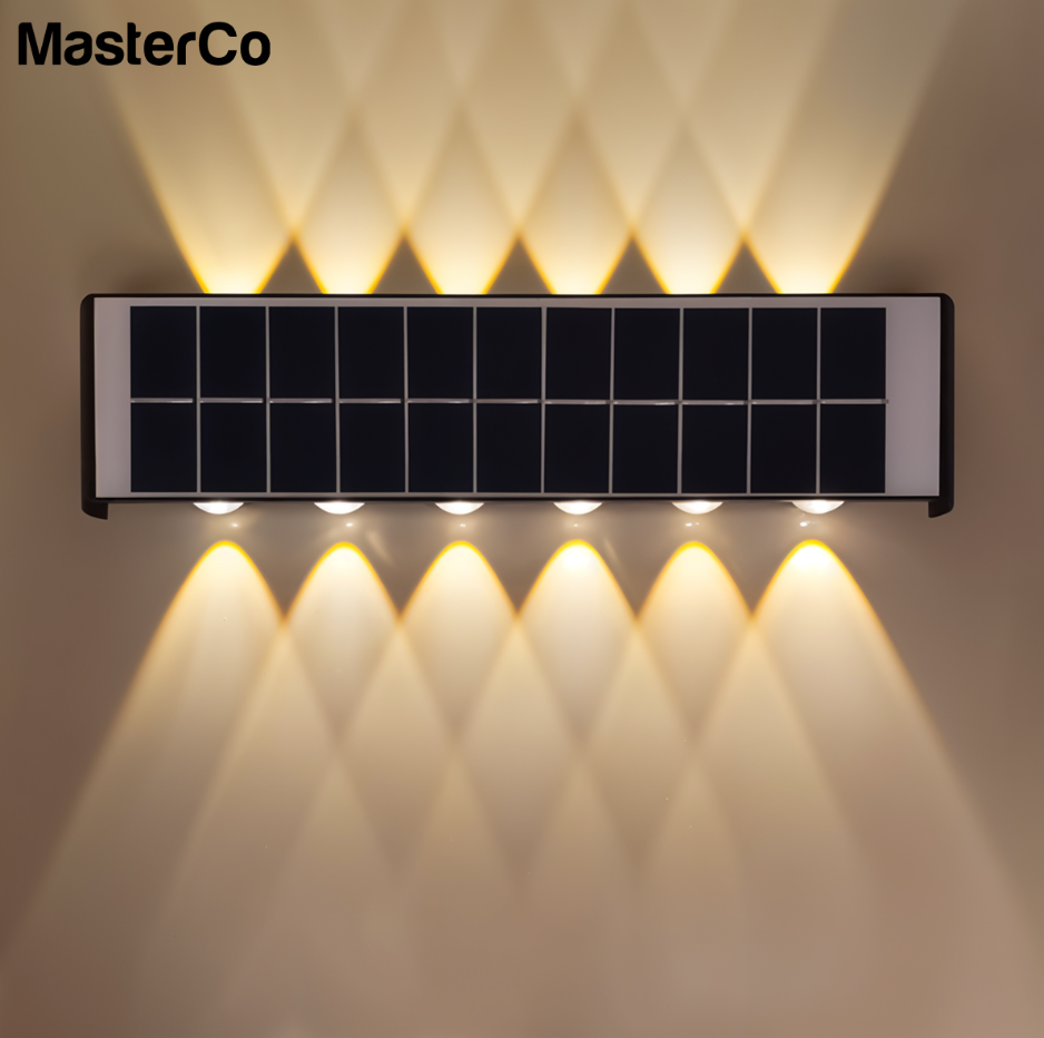 MASTERCO SOLAR RECHARGE LED WALL LIGHT TK-6