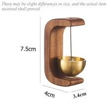 Japanese Style Creative Doorbell Wooden Magnetic Doorbells Anti-theft Door Bell Wind Chime Home Decor