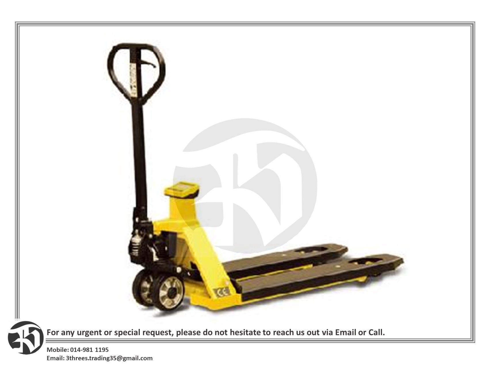 2 Ton Mobile Weighing Cart ZF Series ZF20S/ZF20L