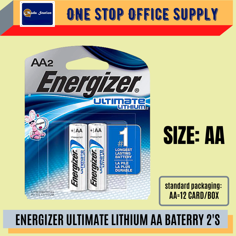 ENERGIZER ULTIMATE LITHIUM AA BATTERY-2'S /ENERGIZER / ULTIMATE LITHIUM /AA