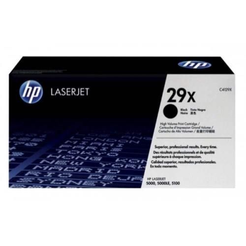 HEWLETT PACKARD(HP) HP 29X High Yield Black Original LaserJet Toner Cartridge (C4129X)