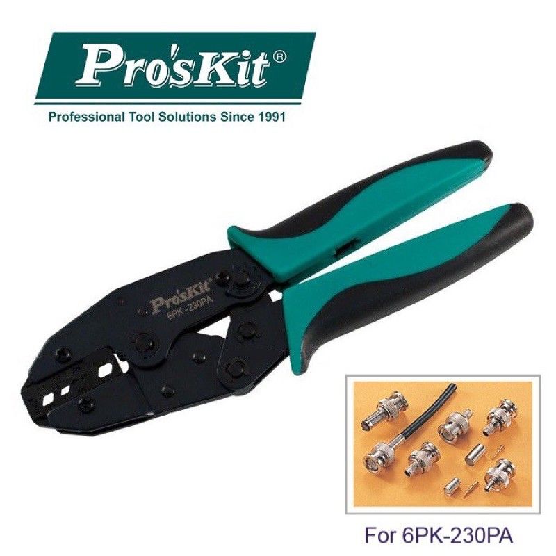 Pro’skit 6PK-230PA Coaxial Connector Crimmper