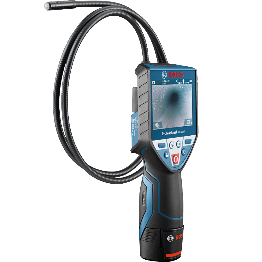BOSCH GIC 120 C Cordless Inspection Camera Detector Wall Scanner Inspection Camera Drain Clog Camera Detect GIC120C GIC