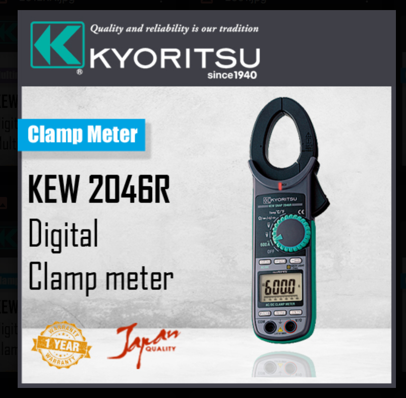KYORITSU 2046R AC/DC DIG CLAMP METER