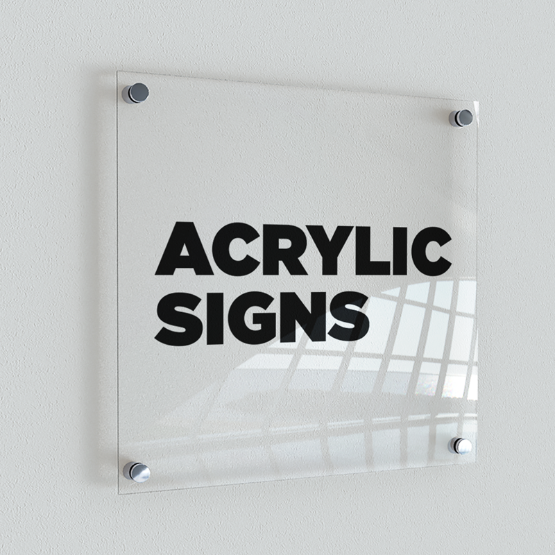 Signboard Acrylic 2FT X2FT (With Installation)