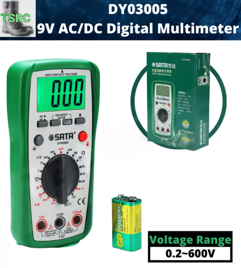 SATA DY03005 AC/DC DIGITAL MULTIMETER