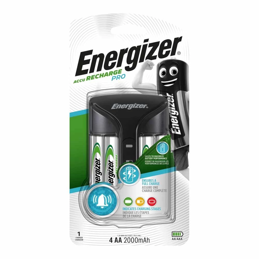 ENERGIZER CHARGER KIT AA RECHARGE PRO WITH 4X AA