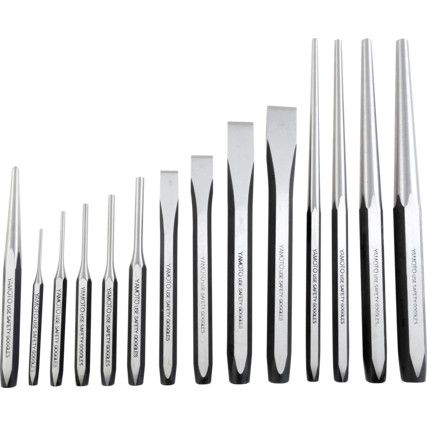 Yamoto CrV 14pc Chisel & Punch Set