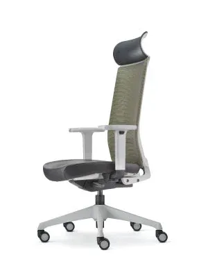 NEXUS SURFACE BLACK PRESIDENTIAL HIGH BACK CHAIR - SF8410P-24D91