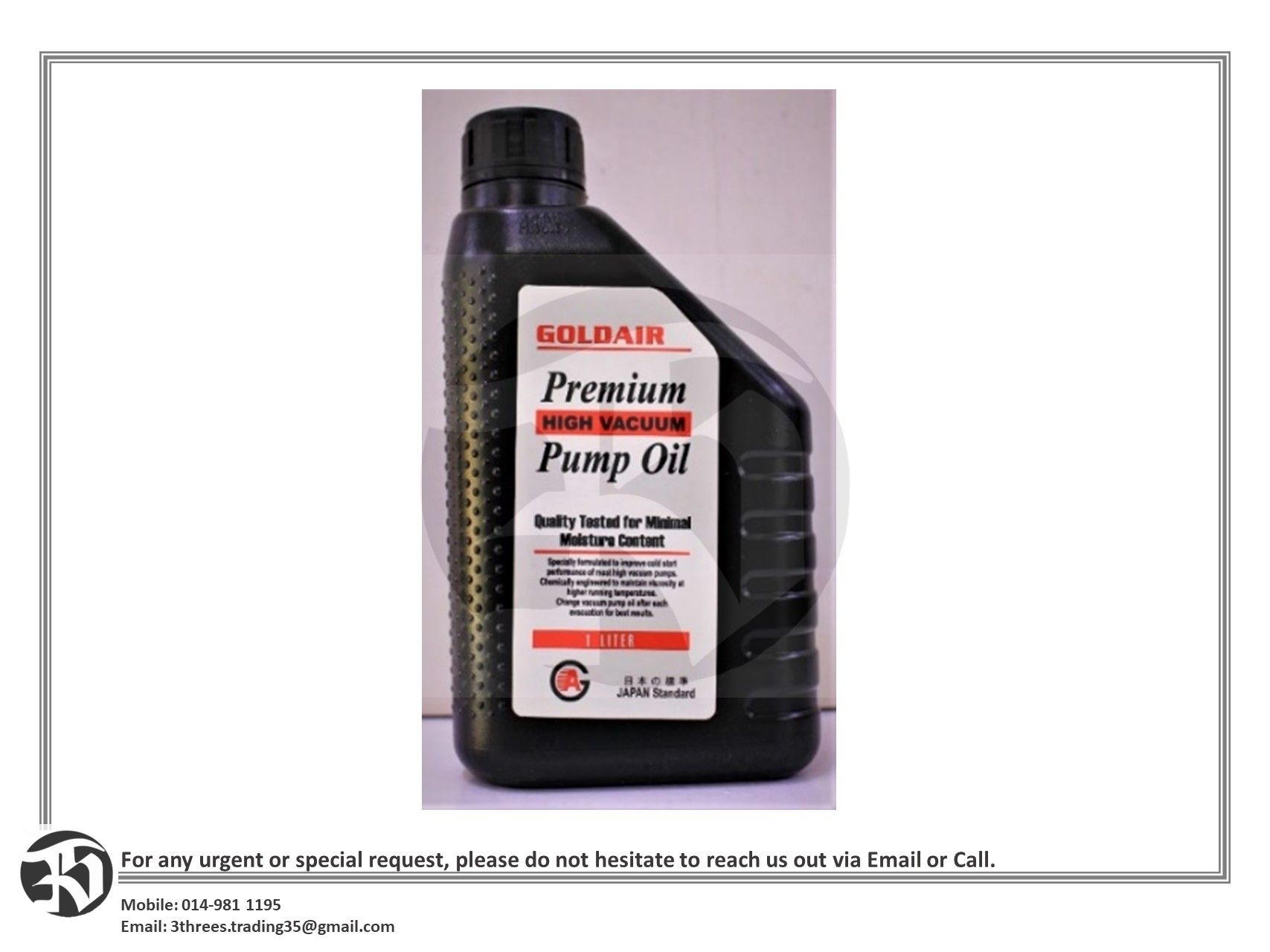 Vacuum Pump Oil