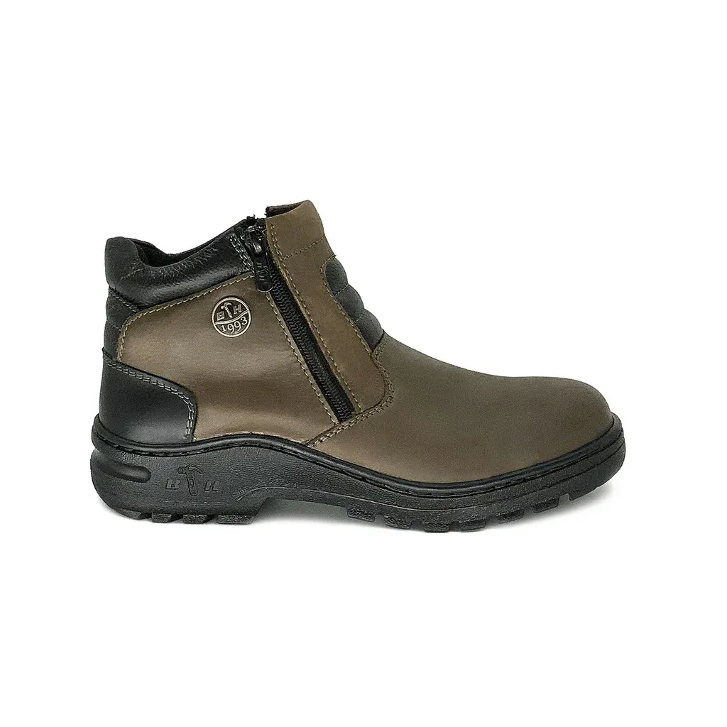 Black Hammer Mid-cut Double Zip - Khaki (UK 11)