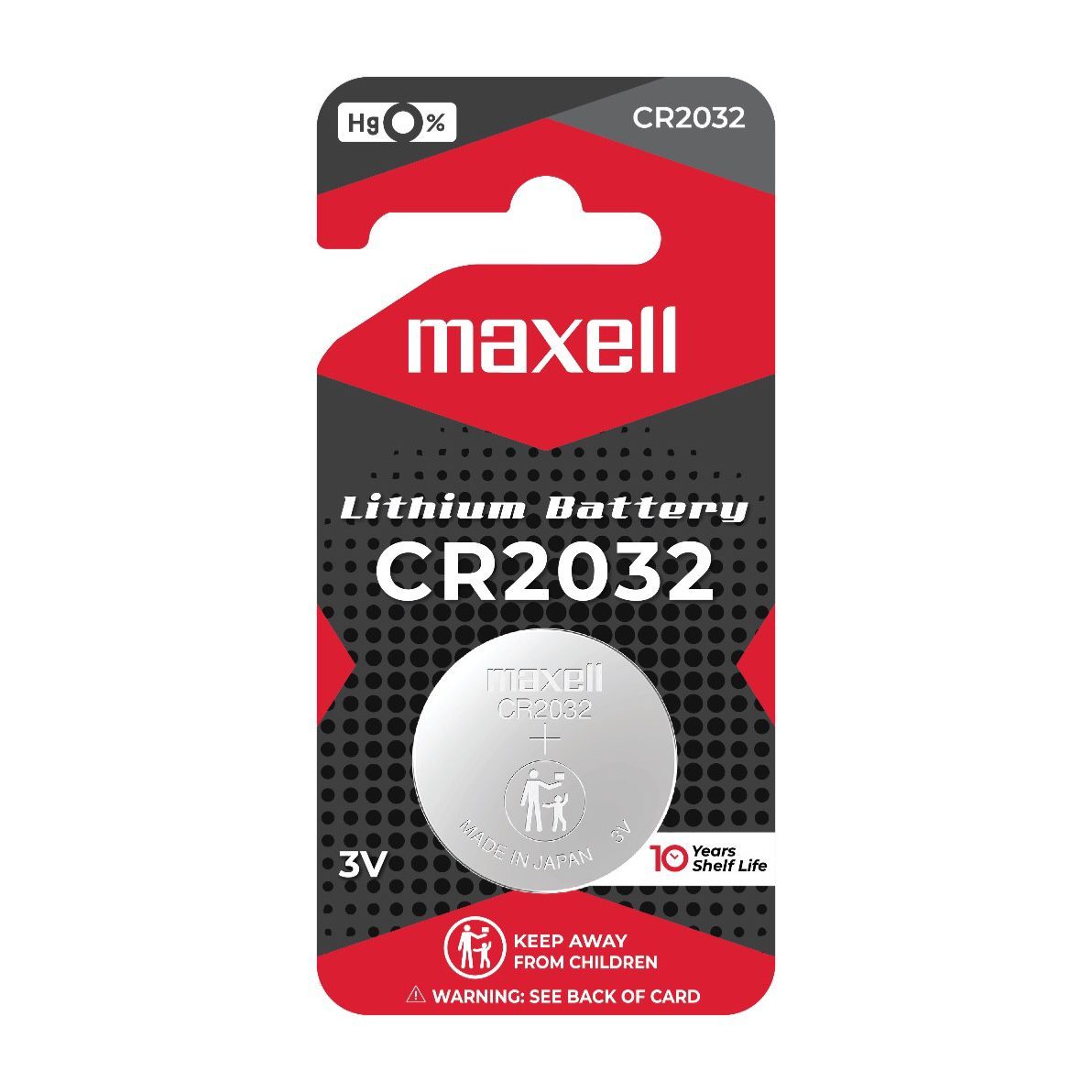 Maxell CR2032 Lithium Battery