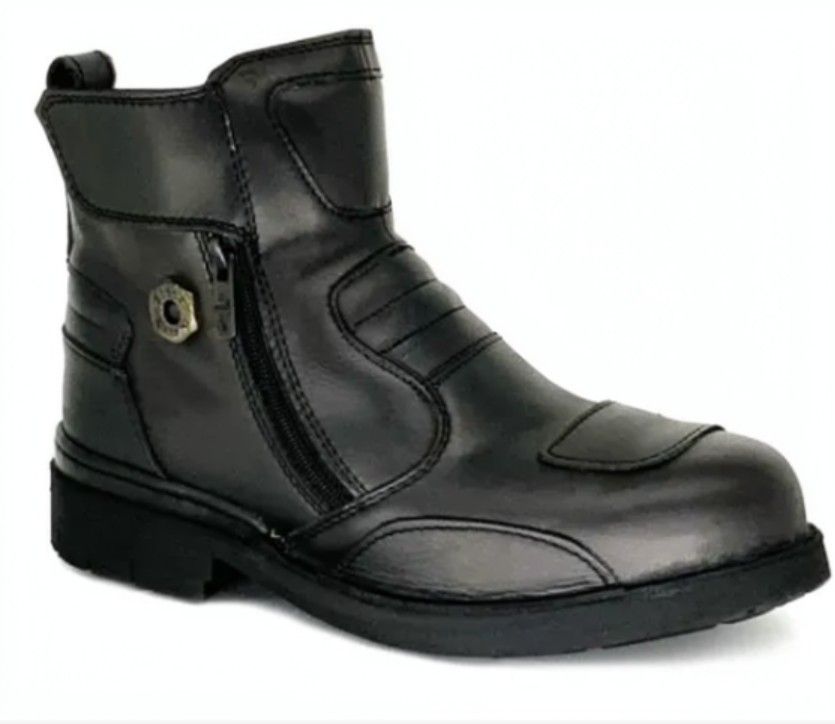 Black Hammer Mid-cut Double Zip - Black (UK 11-12)