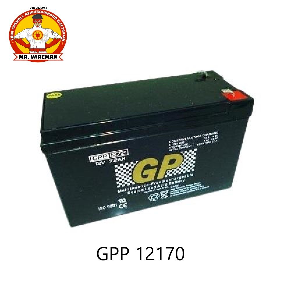 GP SLA BATTERY 12V