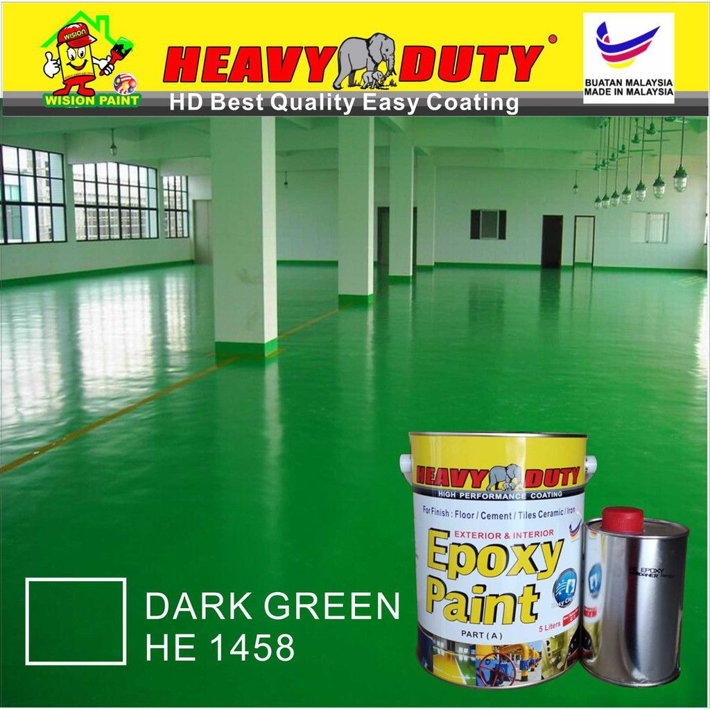 PAINT, FLOOR EPOXY, GREEN