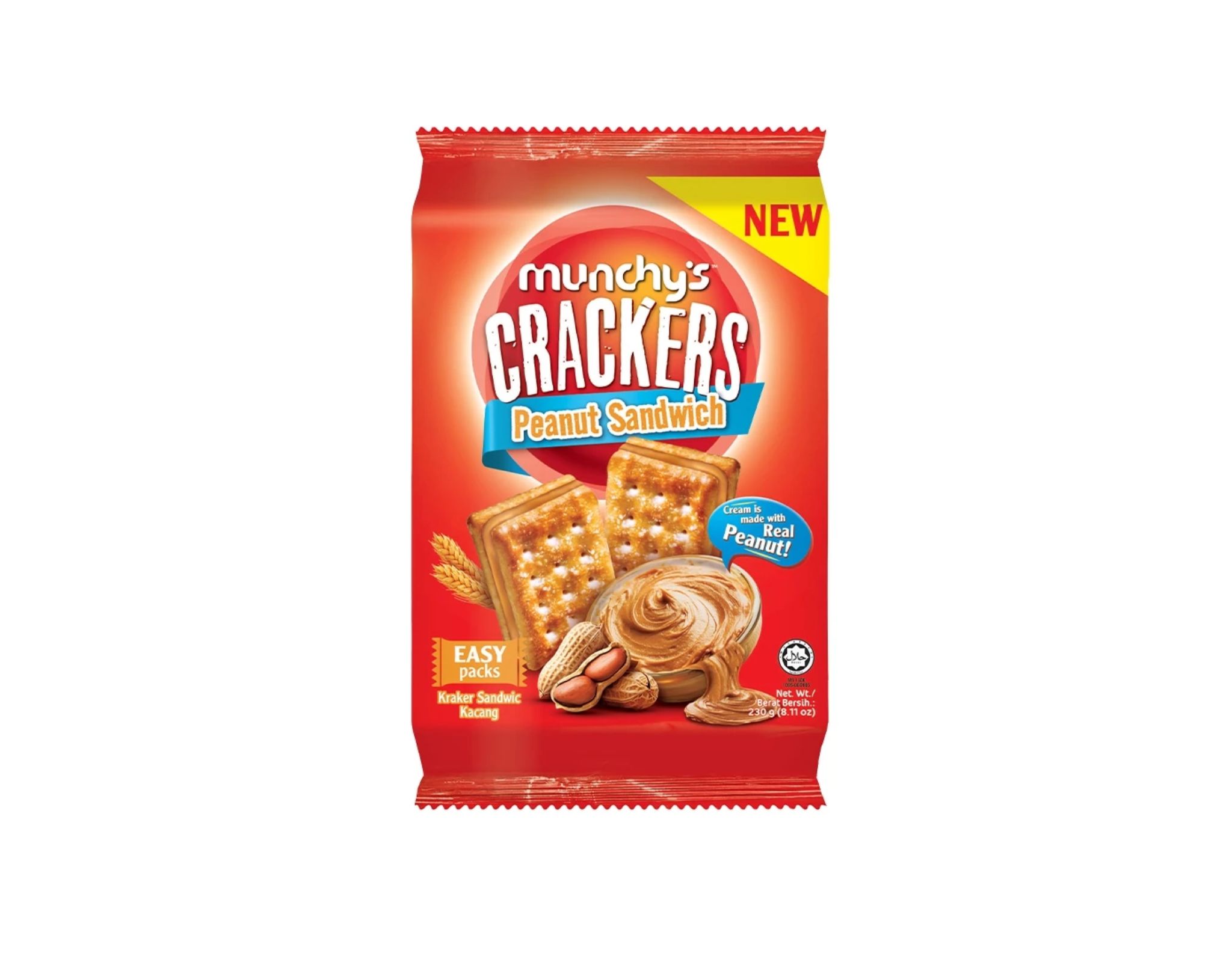 Munchy’s Cracker Peanut Sandwich 230 g x 24