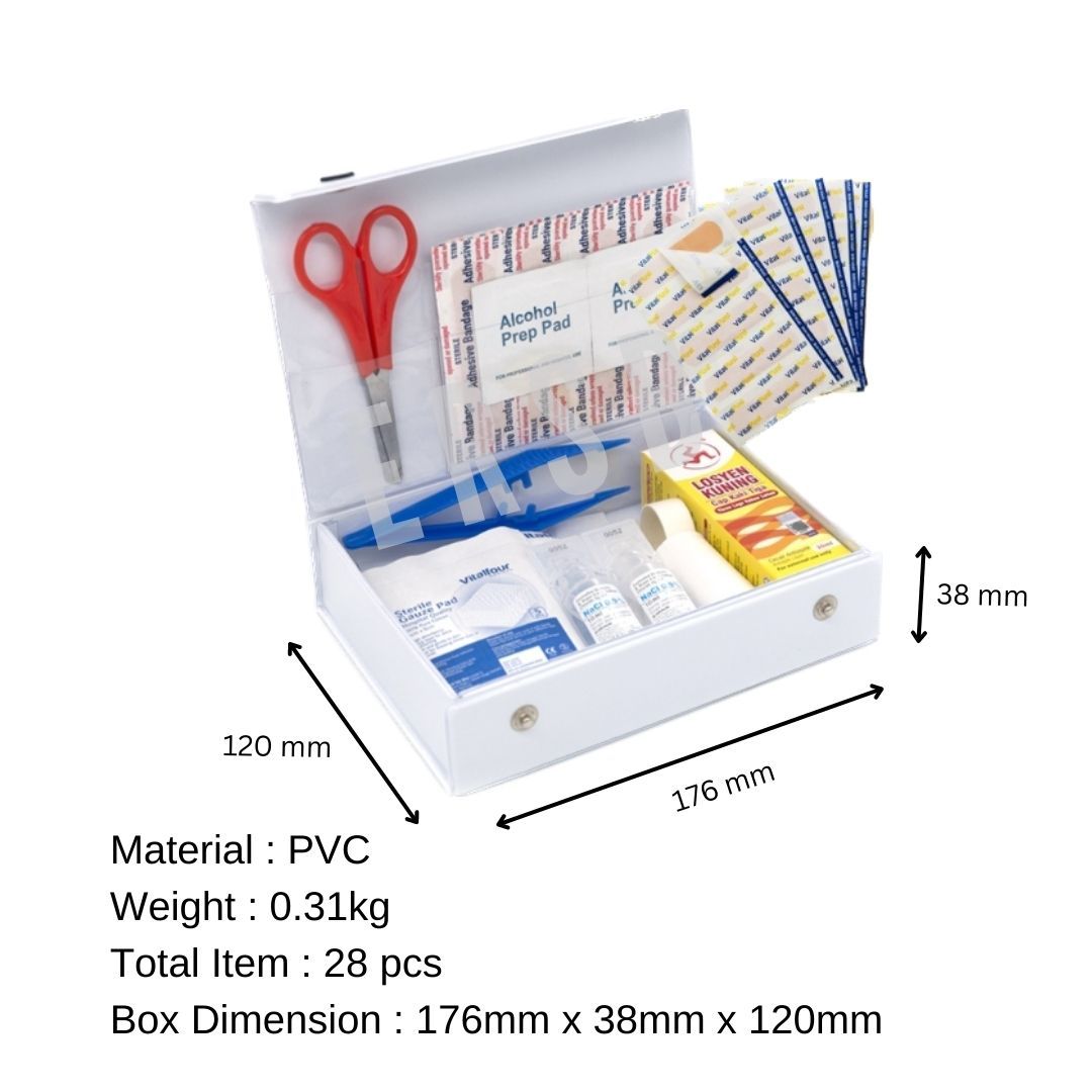 Kit Pertolongan Cemas - First Aid Kit PVC (Small)
