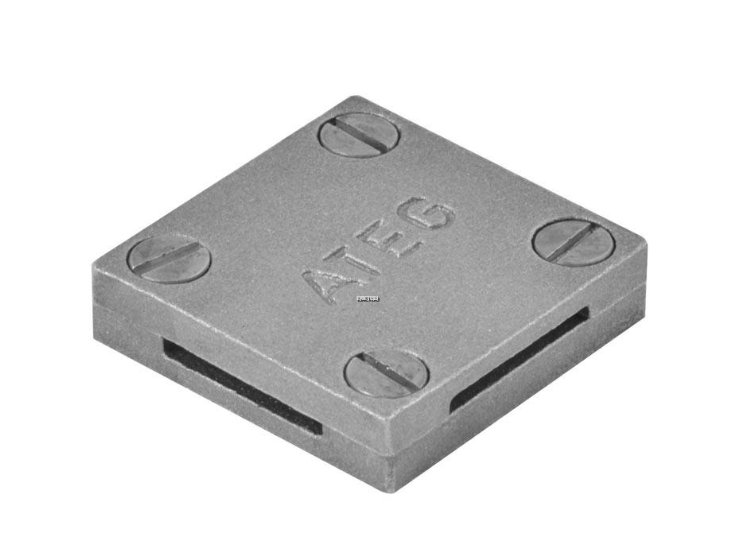 ATEG ASTG253 25 X 3MM LIGHTNING CLAMP FIXING SQUARE TAPE CLAMP ALUMINUM