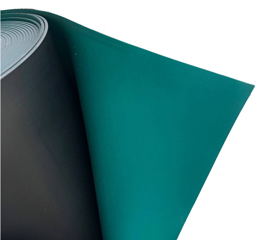 ANTI STATIC MAT ESD GREEN RUBBER SHEET CONTROL WORK TABLE STATIC DISSIPATIVE DULL SURFACE 2MM