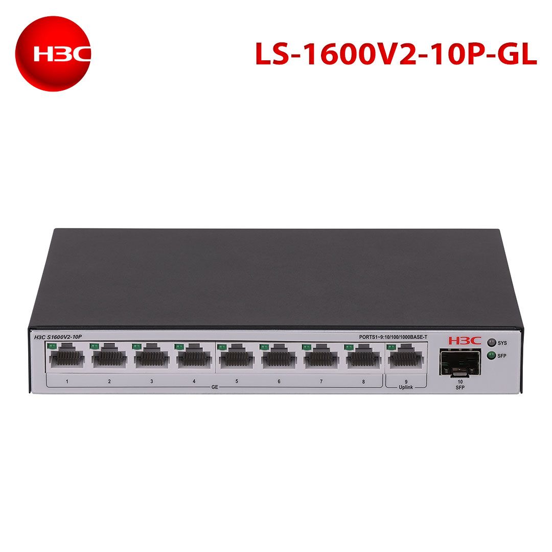 H3C LS-1600V2-10P-GL L2 Ethernet Switch