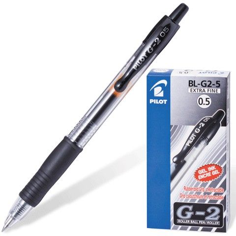 Pilot G2 Gel Pen 0.5 1box (12pcs) - black/blue/red