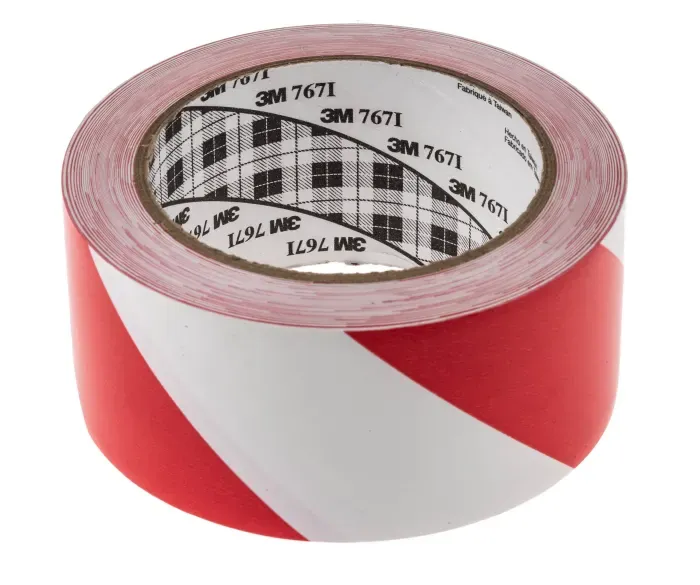 Others *3M 767i Red, White PVC 33m Lane Marking Tape, 0.13mm Thickness