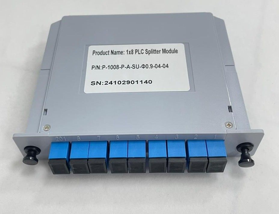 Fiber Optic Malaysia SPLITTER 1:8 1x8 SC/UPC with Cassette for FDC (FOR SABAH & SARAWAK DELIVERY ONLY)
