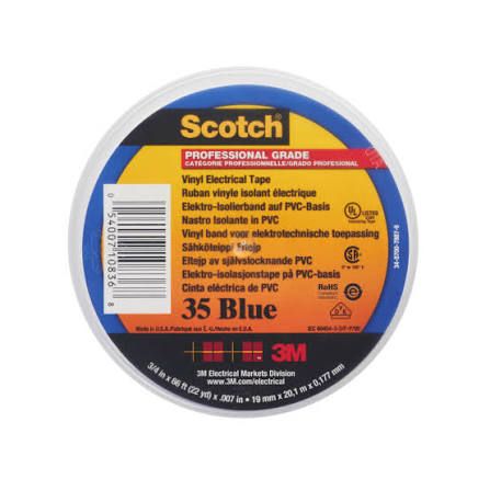 Others *35 Scotch Vinyl Electrical Tape 19mm X 20m Blue