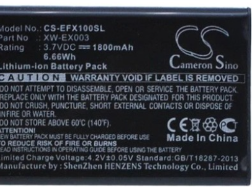 Cameron Sino 1800mAh Battery for EXFO AXS-100, AXS-110, AXS-110 OTDR, FIP-400-D, FLS-600, FPM-600, FVA-600, XW-EX003