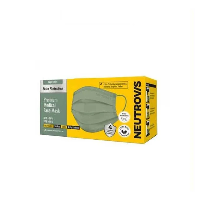Neutrovis Medical Mask Full Series 72187 4ply Sage Gren Y-HK-71494-KK