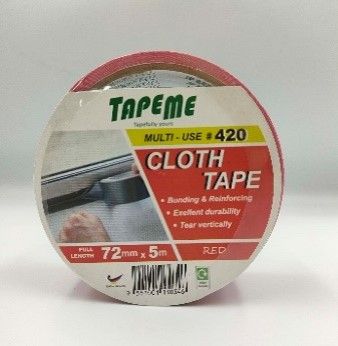 QP Tapeme Binding Tape 72mm Red