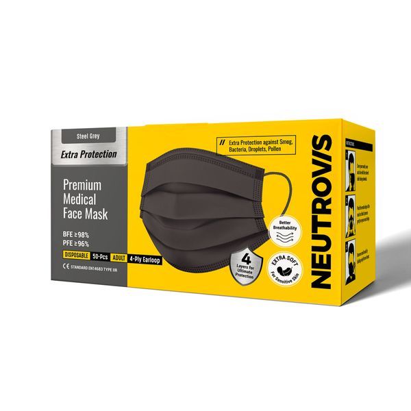 Neutrovis Medical Mask Full Series 71647 4ply Ear Brown Y-HK-71494-KK
