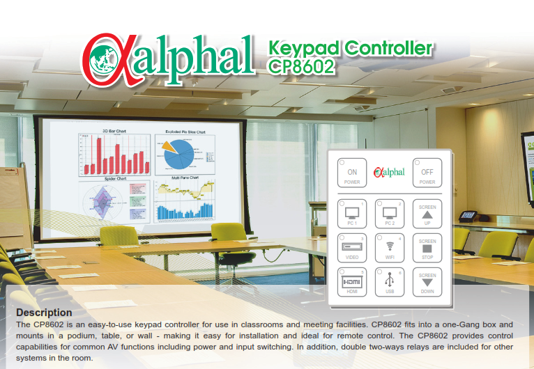 *ALPHAL CP-8602 Keypad Controller