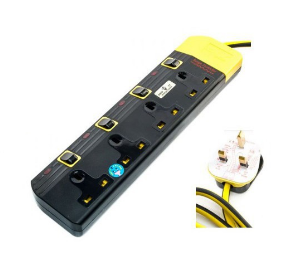 DS-6144- 4 GANG 5 METER EXTENSION SOCKET